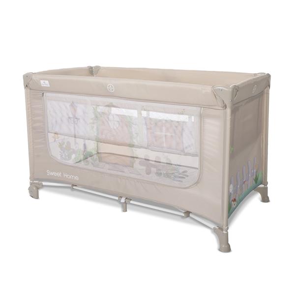 Pătuț Pliabil Lorelli Sweet Home, 2 Nivele, Beige - Beige (7) [ps:cf0818b1-8012-4c71-84e0-57e004b41b63]