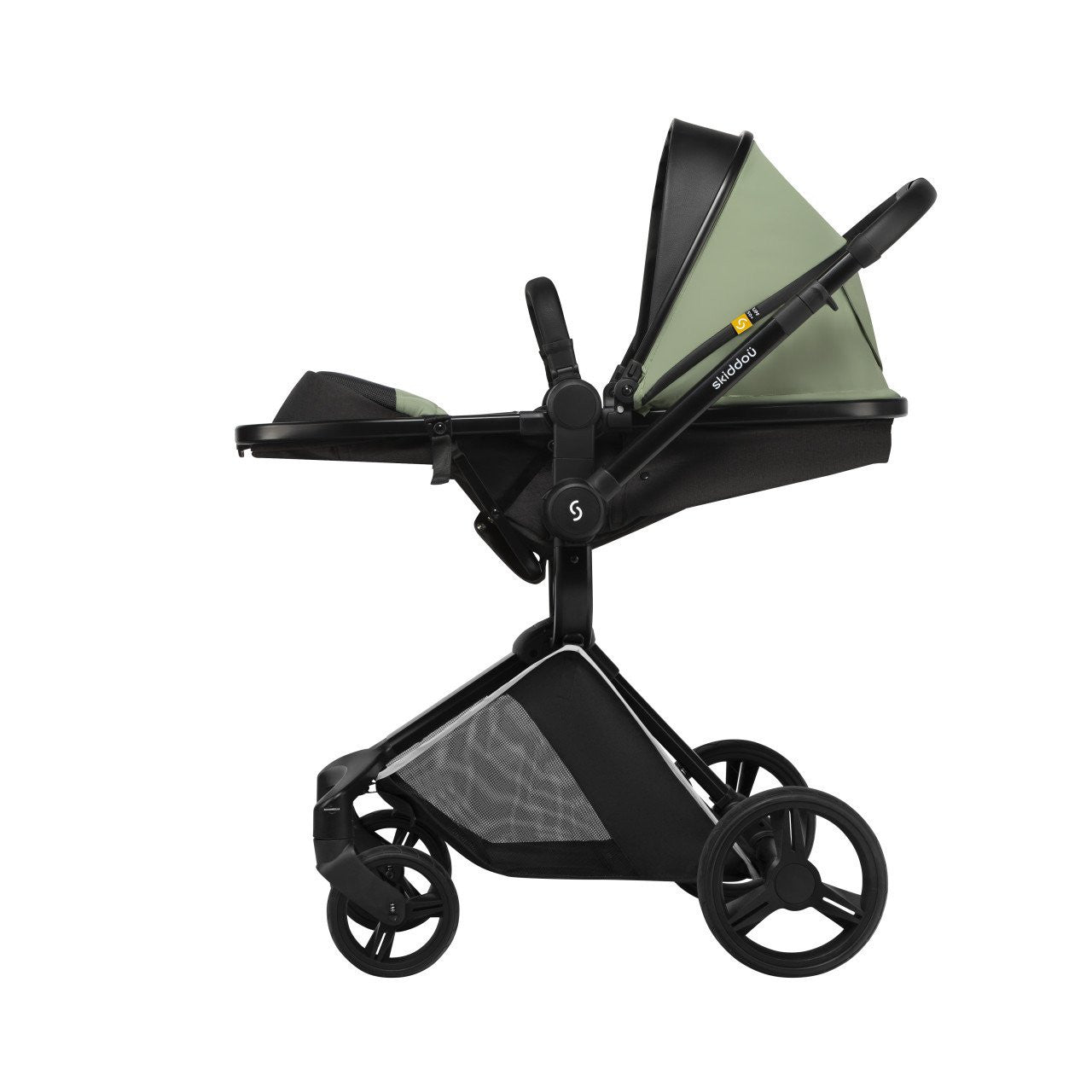 Carucior transformabil 2 in 1 Skiddou Nasjo, Wild climber, Verde [ps:7f13a955-a1a4-46e3-a650-9971ff4381a2]