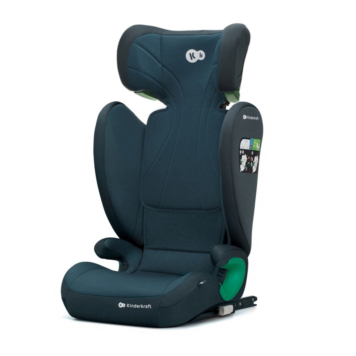 SCAUN AUTO KINDERKRAFT JUNIOR FIX2, I-SIZE 100-150 CM, HARBOR BLUE [ps:8f99d666-5e64-4c00-a7bc-74ba6a1776a2]