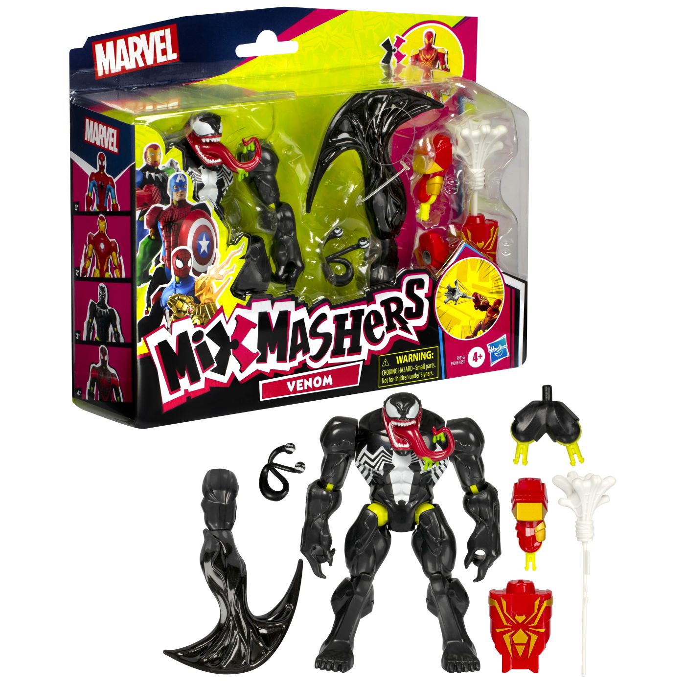 MARVEL AVENGERS MIX MASHERS FIGURINA VENOM CU ACCESORII - Imagine 2 [ps:f6ac0dfe-80f7-4ebc-82e4-e3090ca97358]