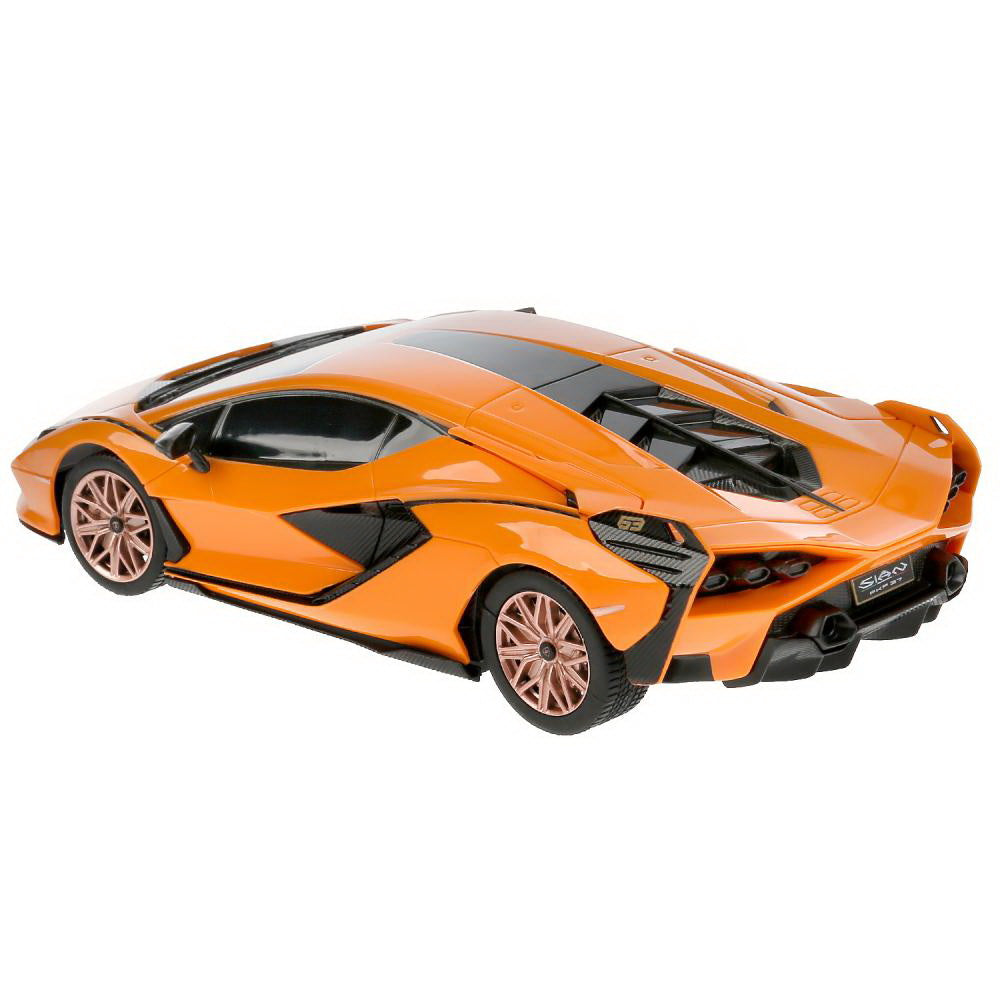 MASINA CU TELECOMANDA LAMBORGHINI SIAN PORTOCALIU CU - Imagine 7
