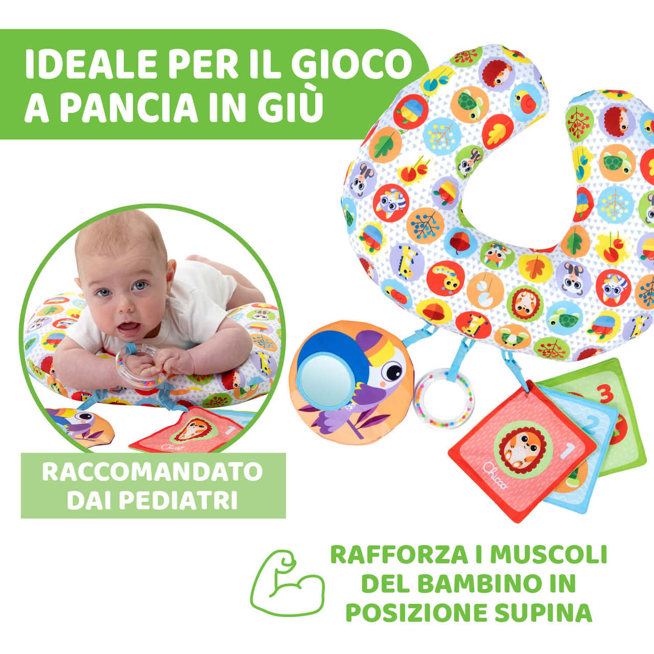 Jucarie pernuta Chicco pentru animalute Tummy time, 2-9luni - Default Title (7) [ps:963b39c2-0514-47f4-a020-6749dd0d361d]