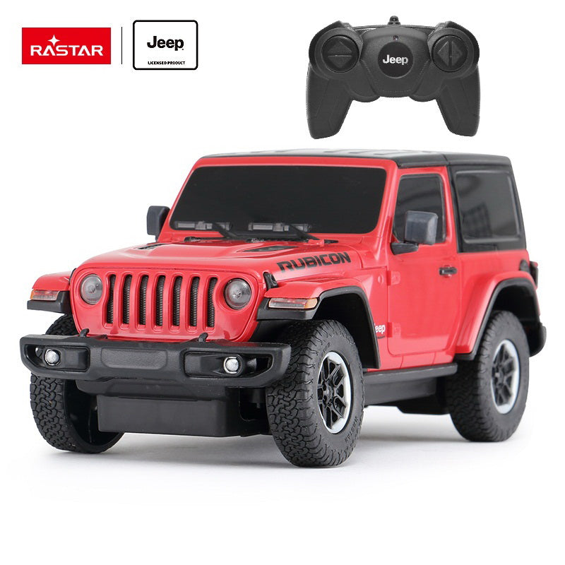 MASINA CU TELECOMANDA JEEP WRANGLER JL NEGRU SCARA 1 LA - Roșu (7) [ps:9a95effa-0e69-4b64-bbed-f2aed910cf5d]