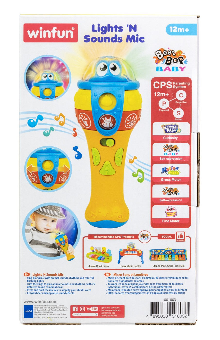 WINFUN MICROFON CU SUNETE SI LUMINI - Imagine 7