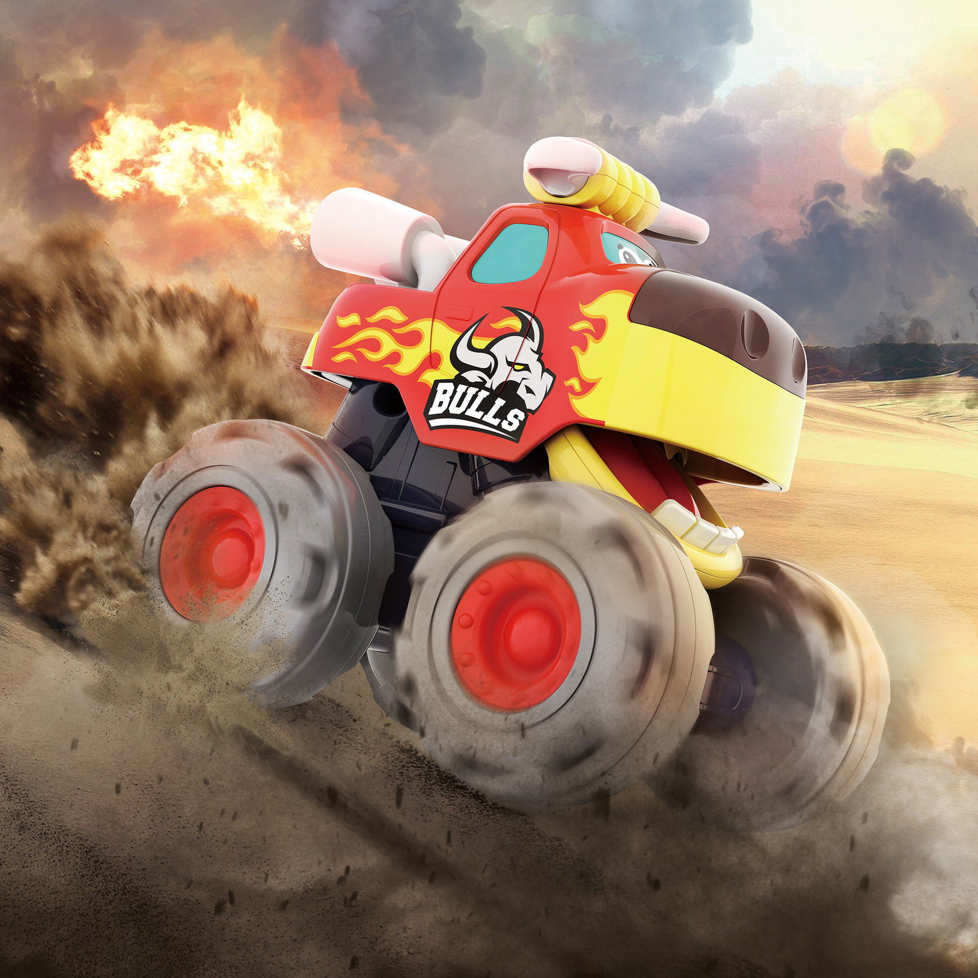 MASINUTA BEBE MONSTER TRUCK TAURASUL CEL FURIOS Jucarii Bebe - Imagine 7