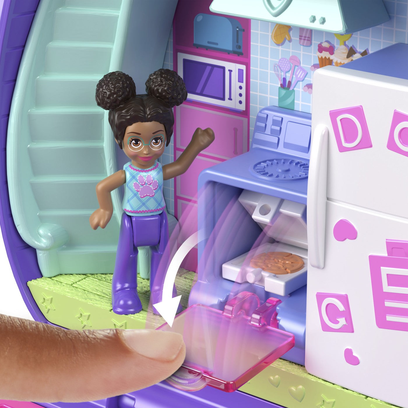 POLLY POCKET SET GENTUTA ANIMALUT CATELUS IN PIJAMA CU - Imagine 4 [ps:d9b559c0-ca96-47f8-9ceb-44ebdcfd8e9a]