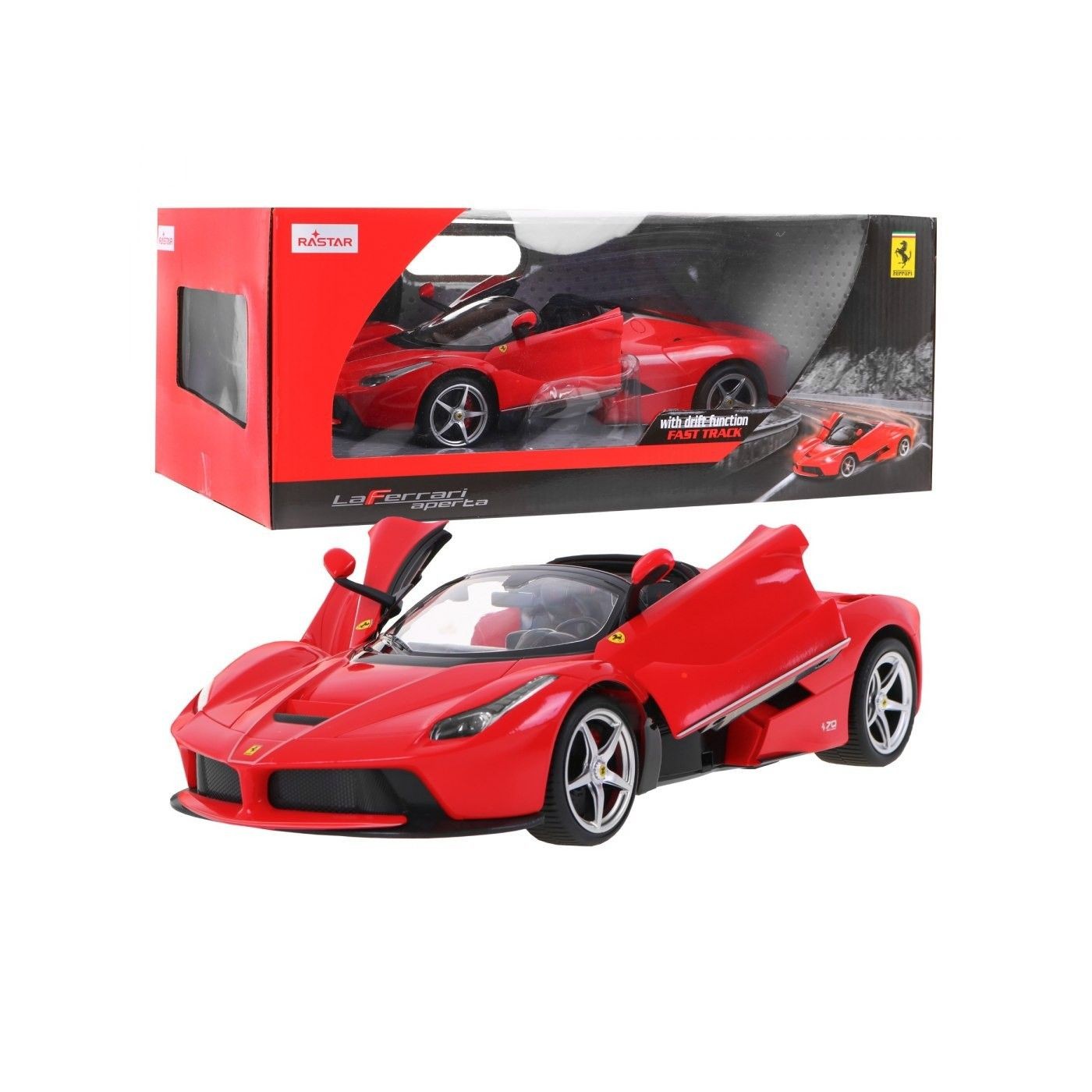 MASINA CU TELECOMANDA LAFERRARI APERTA ROSU SCARA 1 LA - Roșu (7) [ps:5bae0029-0aba-4dcb-bcaf-c46659b45052]