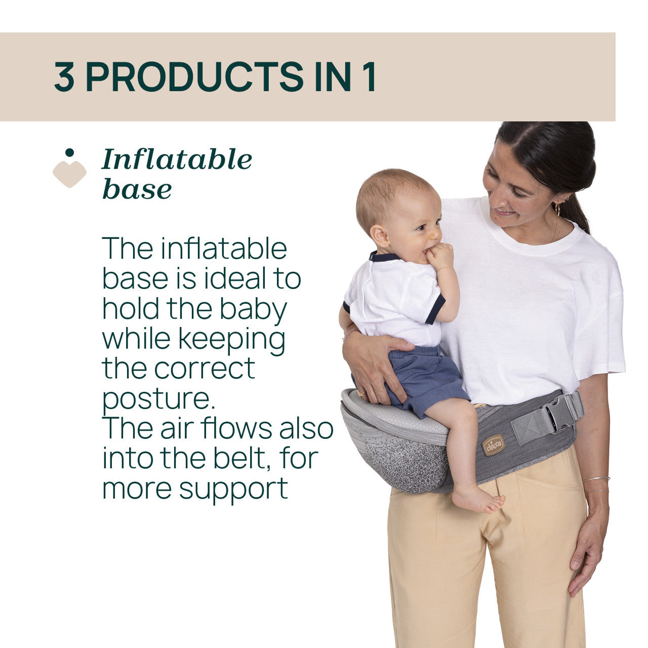 Marsupiu ergonomic multifunctional Chicco Airy Hip Fit 3 - Default Title (7) [ps:6015e9a1-d028-4591-a655-60826892e83e]