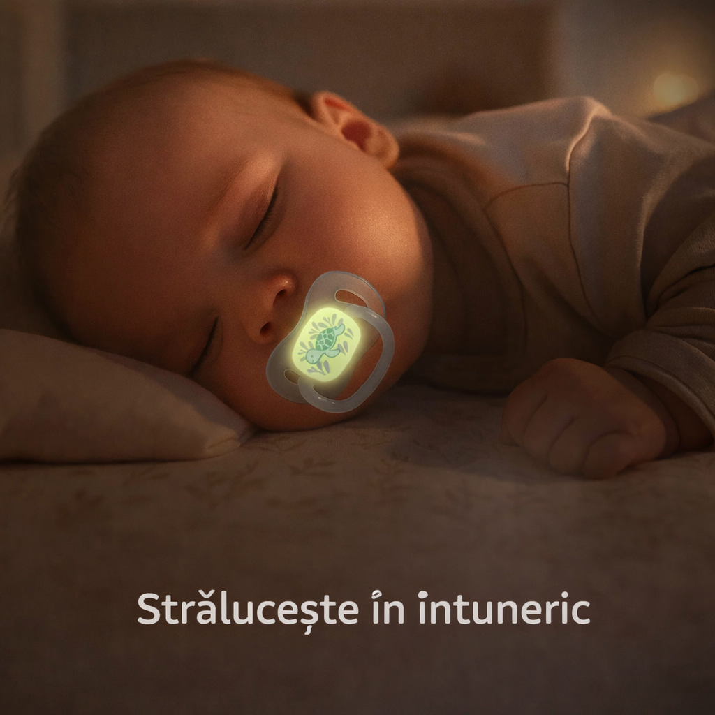 Suzeta rotunda din silicon 0-6M LOVE and SEA, 1buc - Imagine 7