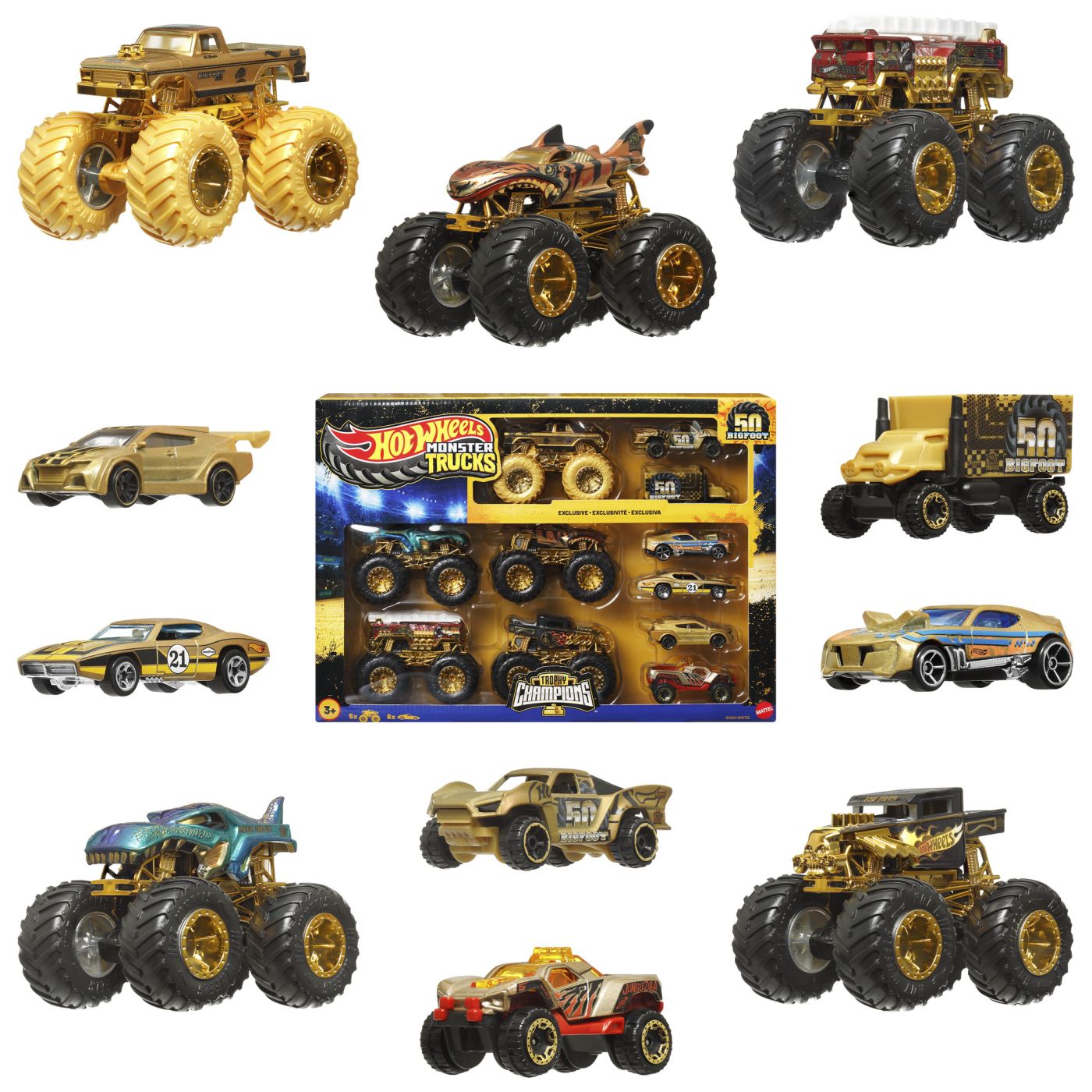 HOT WHEELS MONSTER TRUCK 50 BIGFOOT SET 11 VEHICULE - Imagine 2 [ps:7a67c5e3-14b0-47a8-8766-5ee378174a92]