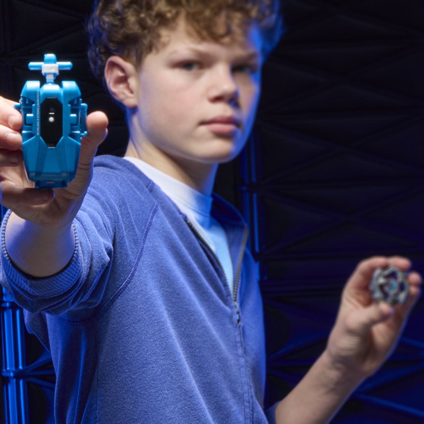 BEYBLADE X LET IT RIP SET LANSATOR SI ROATA COBALT - Imagine 4 [ps:6ad51376-731e-43a3-b266-9d6f6cf492de]