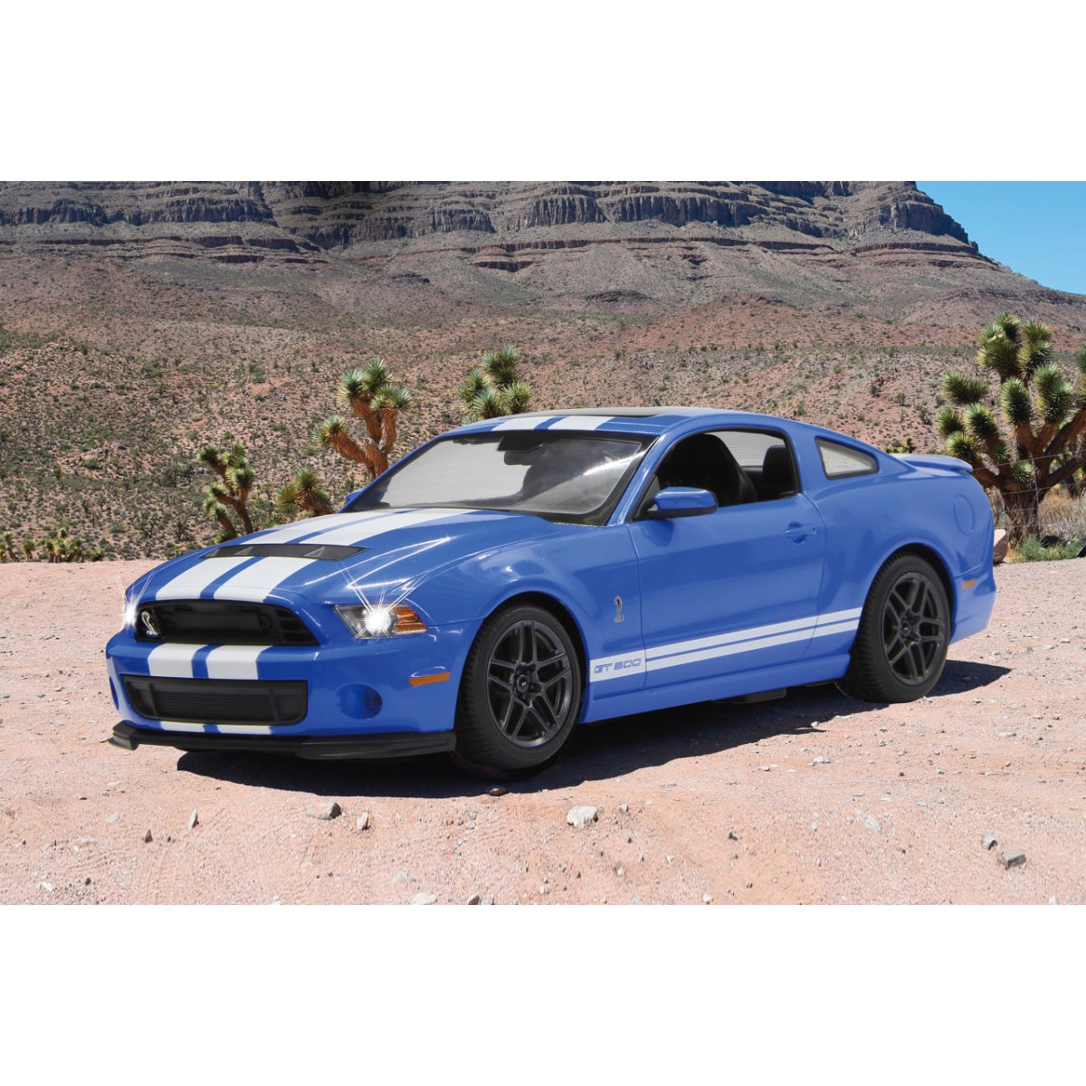 MASINA CU TELECOMANDA FORD SHELBY GT500 ALBASTRU CU SCARA 1 LA 14 [ps:9c44a025-a6b8-459c-b774-f76e5c789540]