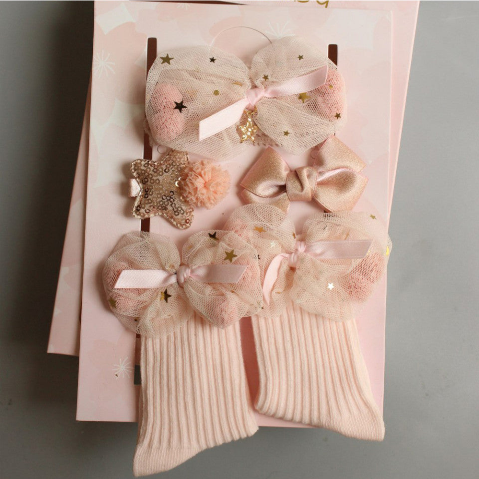 Set 4 piese - sosete cu accesorii Drool (Model: F) - Imagine 7
