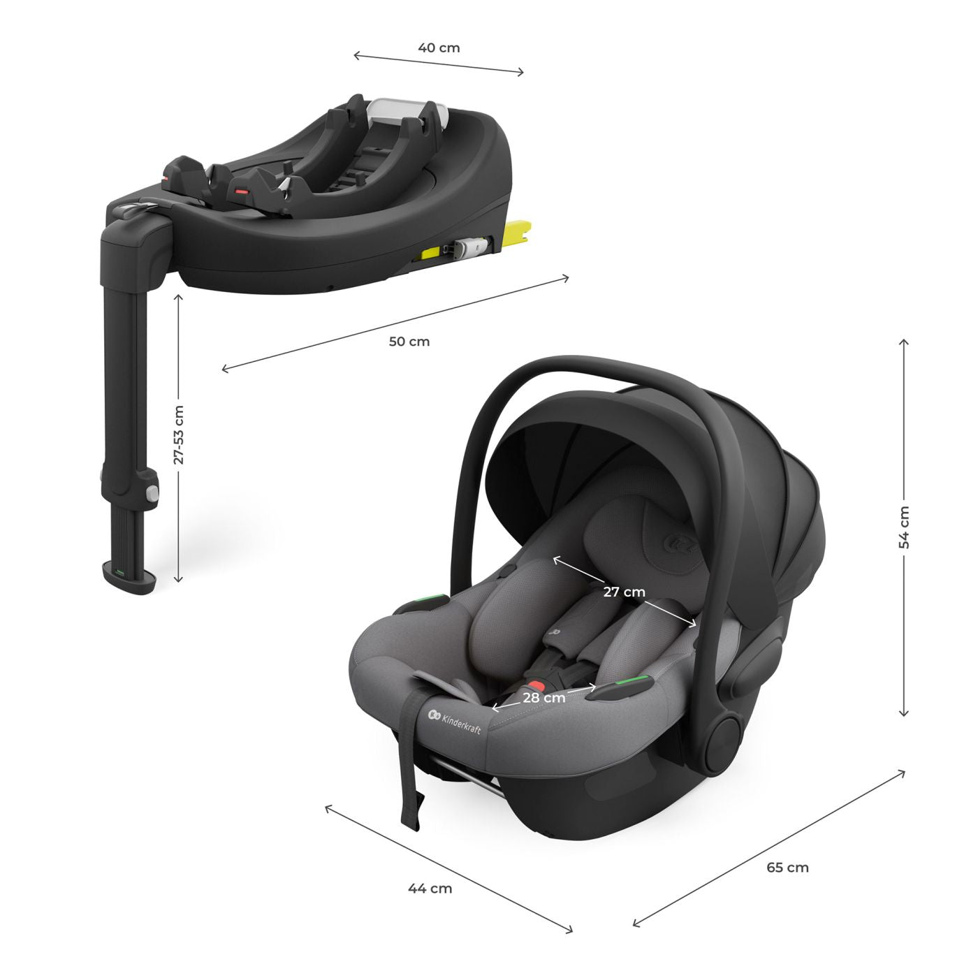 SCOICA AUTO KINDERKRAFT I-LITE CU BAZA ISOFIX ENDURA - Imagine 7