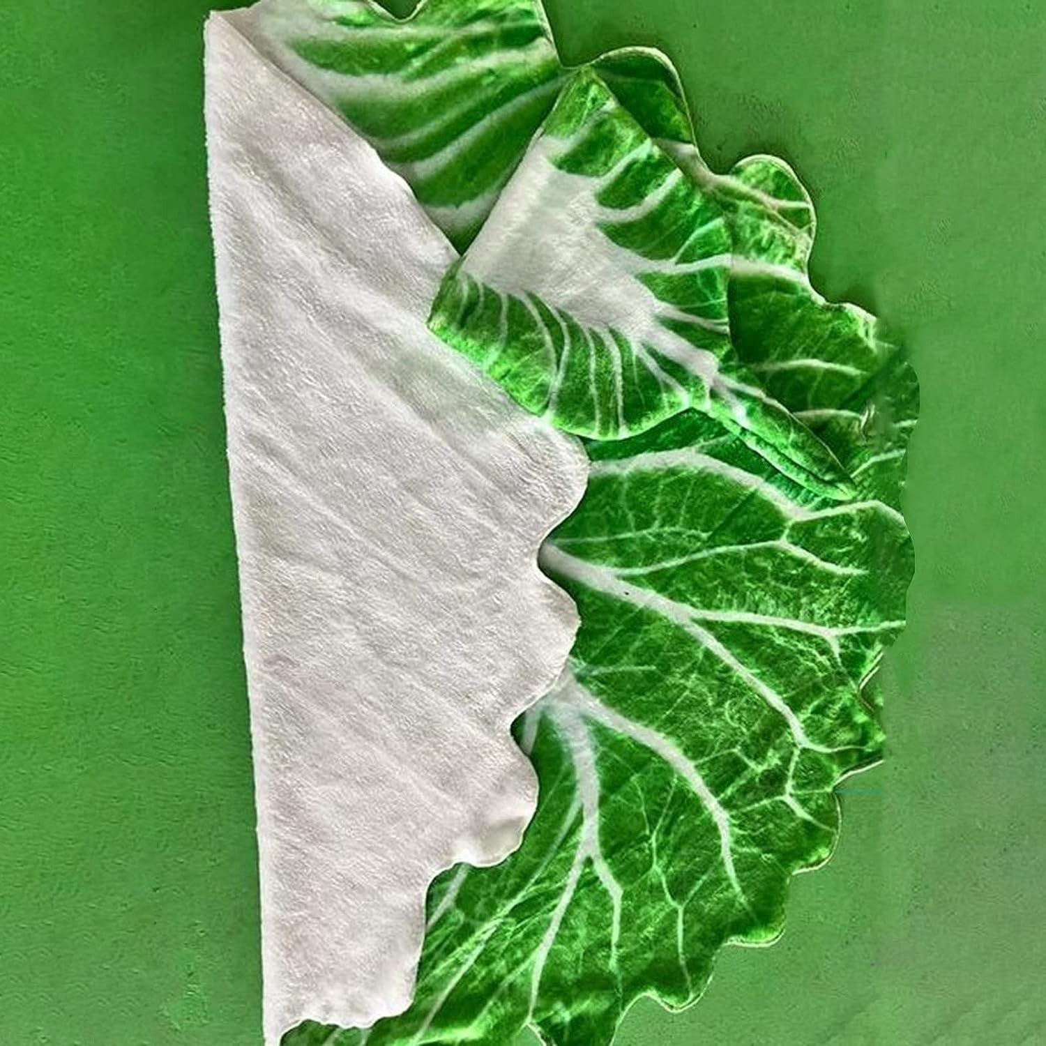 Set Pătură Flanel și Căciulă Flippy Frunză de Salată, Verde - Verde (7) [ps:272c577c-dc2c-489f-964a-99abcb163057]