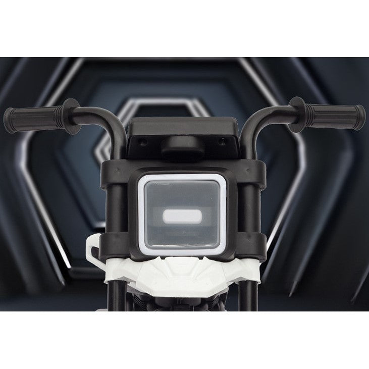 Motocicletă Electrică Flippy cu Roți Ajutătoare, Alb-Negru - Default Title (7) [ps:eb6ee816-c26b-456d-be4a-c669a1149f6e]