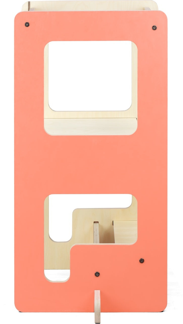 Turn de invatare multifunctional Kule Flip, Roz, MamaToyz [ps:bc3699d6-5b19-4f3f-8872-0dfadbe273f3]
