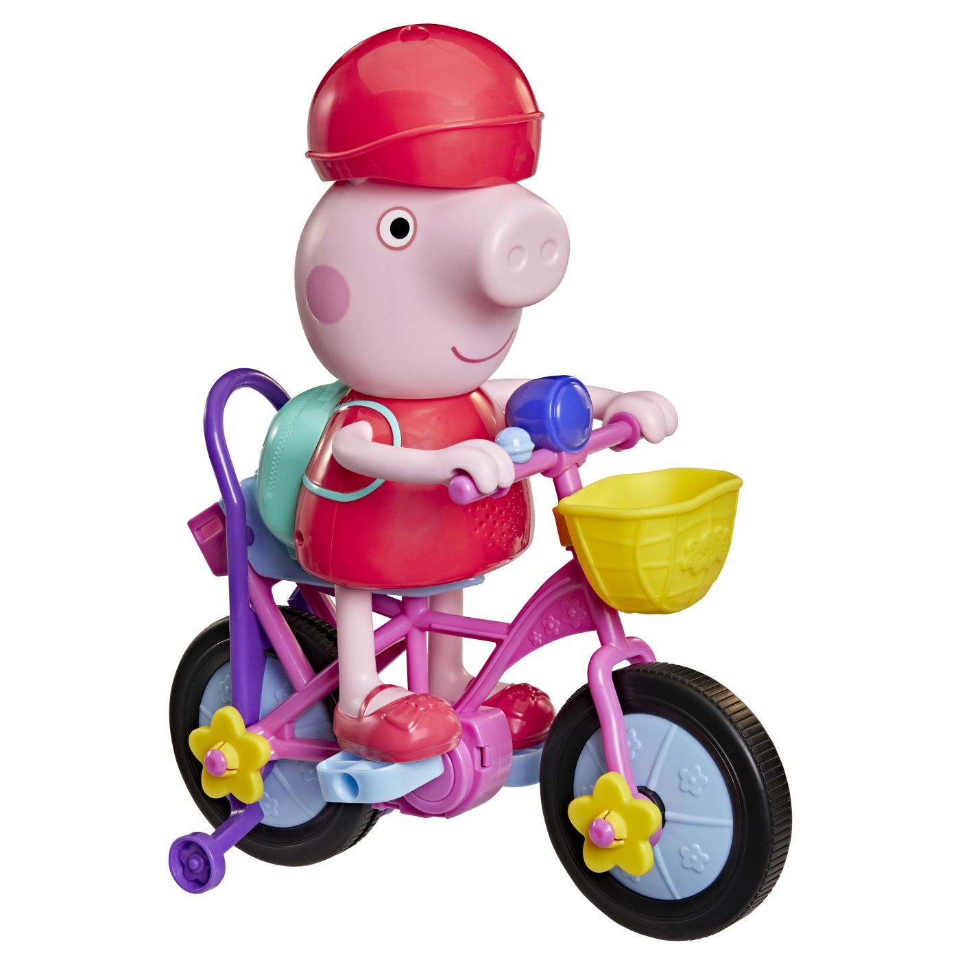 Set Peppa Pig Gata de Pedalat cu Bicicletă - Hasbro - Default Title (7) [ps:db182ebb-3ccc-49f3-b19b-658e679bc54d]