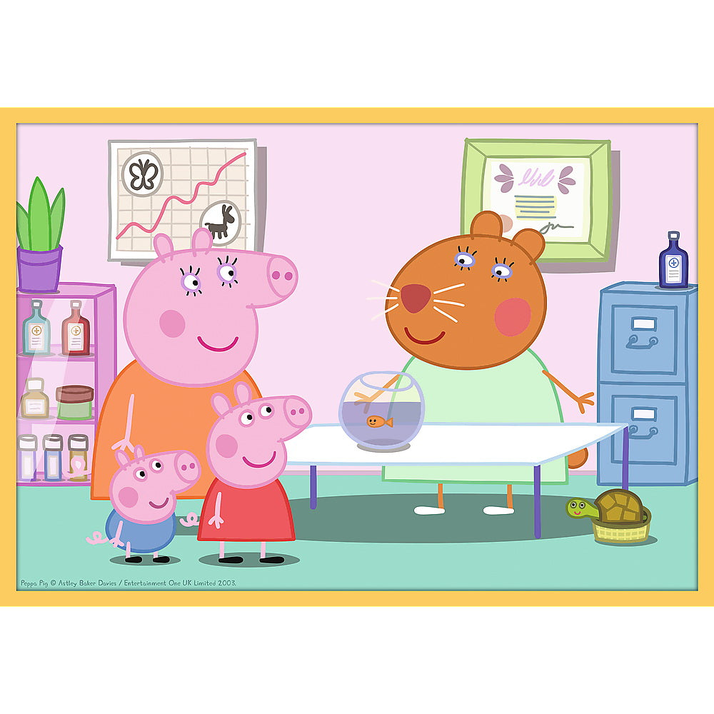 PUZZLE TREFL 10IN1 INTALNESTE-O PE PEPPA PIG - Imagine 7