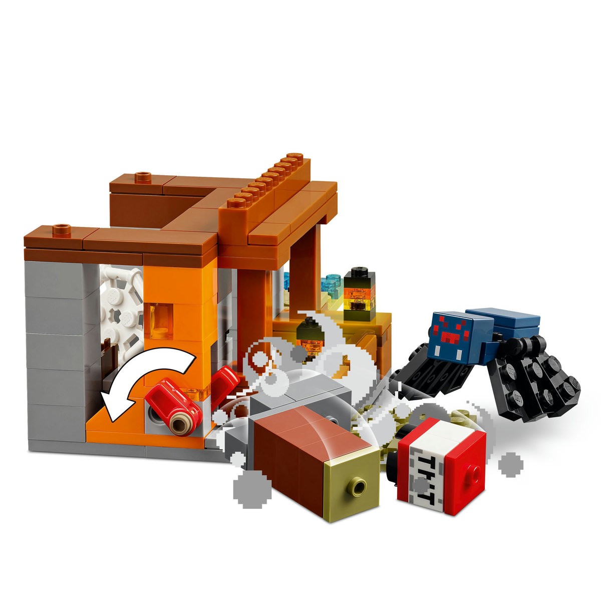 LEGO MINECRAFT EXPEDITIA DE MINERIT CU TATU 21269 - Imagine 7