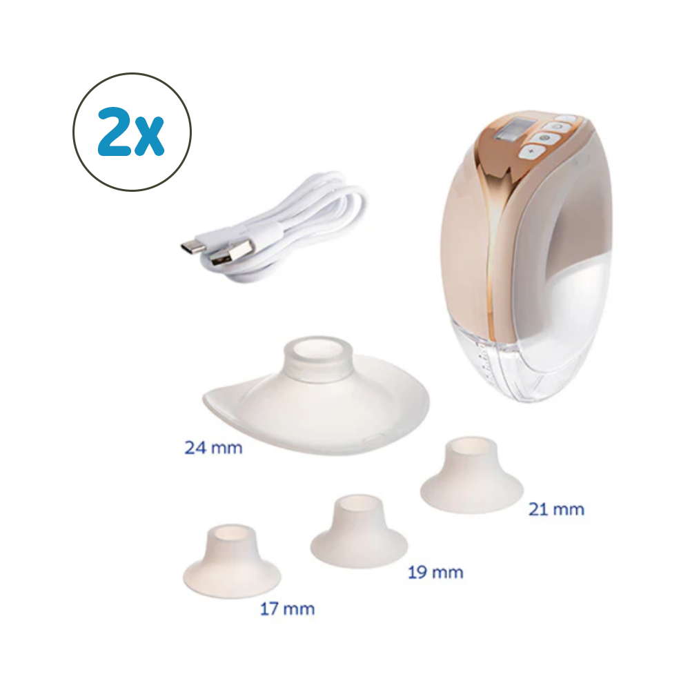Pachet alaptare cu Pompa de san electrica Hands Free si Biberon S-Shape [ps:70eb6c55-5652-4597-9c83-1fa053424d24]