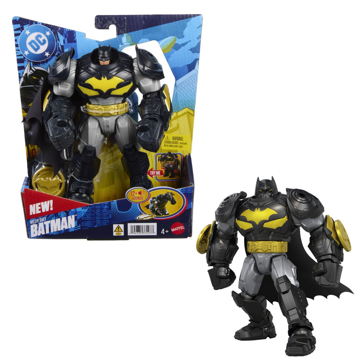 Figurină Batman DC cu Sunete și Lumini, 15cm - Mattel - Default Title (7) [ps:df00c93b-d794-4881-9b62-b4d8ef4bbb54]