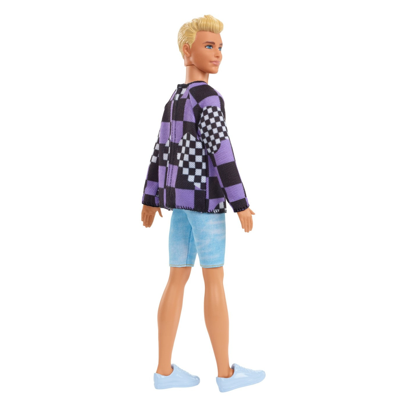 BARBIE PAPUSA BAIAT FASHIONISTAS BLOND CU BLUZA CU - Imprimeu geometric (7) [ps:f67a5a8a-13af-4bb3-8d9c-4db56064ced5]