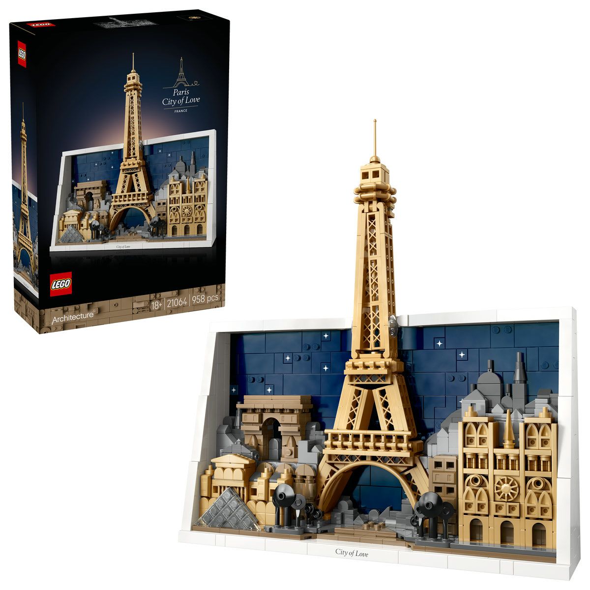 LEGO ARHITECTURE ORASUL IUBIRII 21064 - Imagine 2 [ps:08a77424-d993-4207-a616-f423f6d11333]