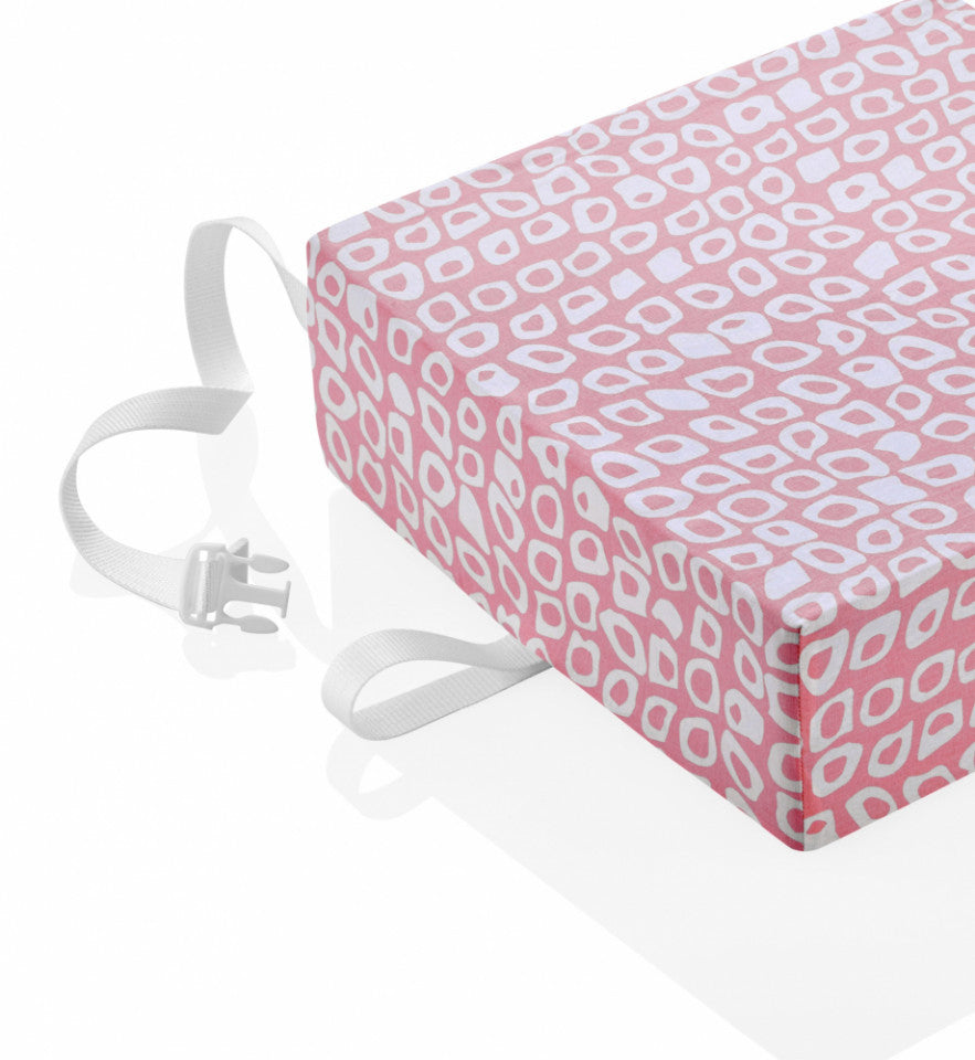 Pernuta inaltator 32x32 cm pentru scaun de masa - Roz