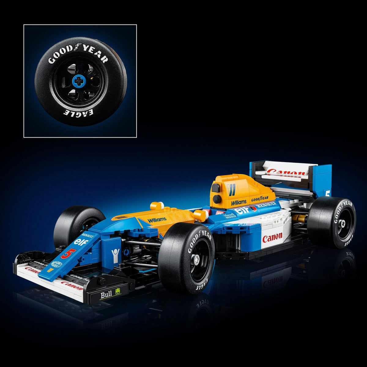 LEGO ICONS WILLIAMS RACING FW14B SI NIGEL MANSELL 10353 - Imagine 7