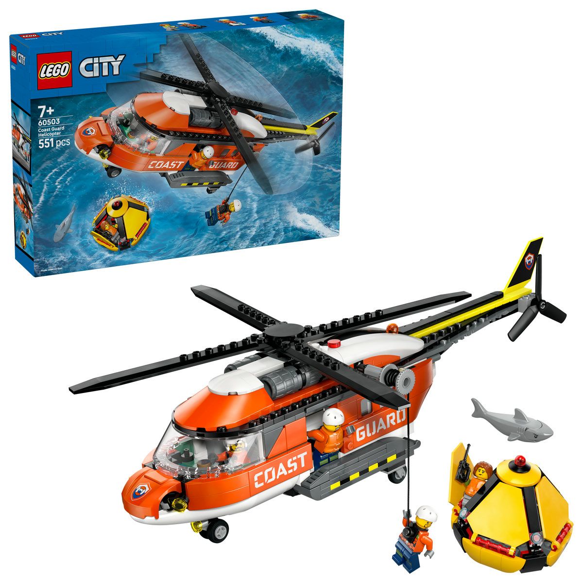 LEGO CITY ELICOPTER AL PAZEI DE COASTA 60503 - Imagine 9 [ps:47d5c3ab-97bc-4204-9b78-efd7eab1fcd6]