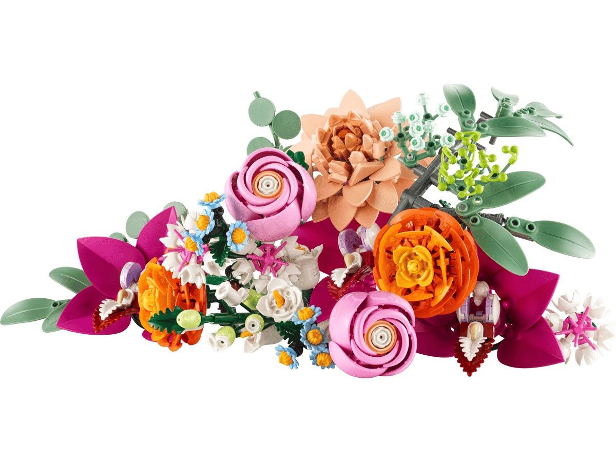 LEGO BOTANICALS BUCHET DE FLORI ROZ 10342 - Imagine 7