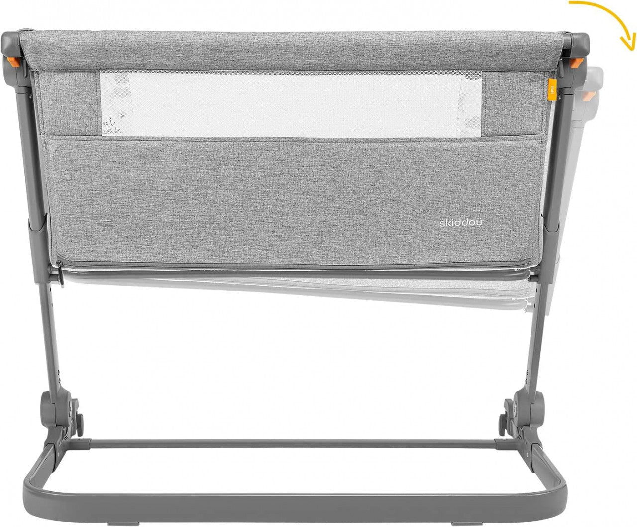 Patut 3 in 1 co-sleeping Skiddou Natt, Normandic Dream, Gri deschis - Imagine 7