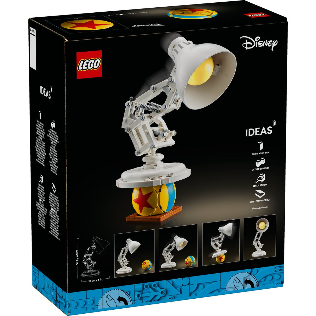 LEGO IDEAS DISNEY PIXAR LUXO JR 21357 - Imagine 7
