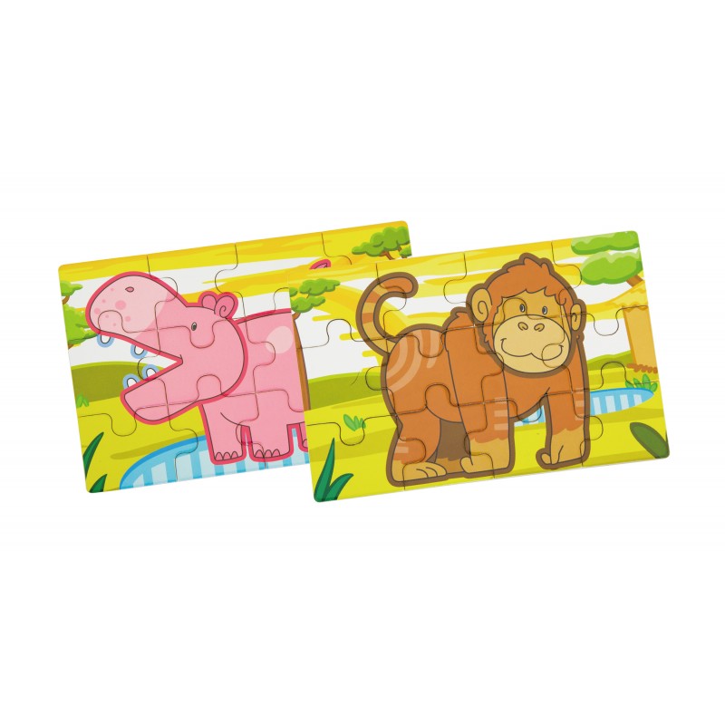 Puzzle conectabil 4 in 1 - Jungla, Viga [ps:c8ac4517-babe-4472-8aa9-8766ab0465a6]