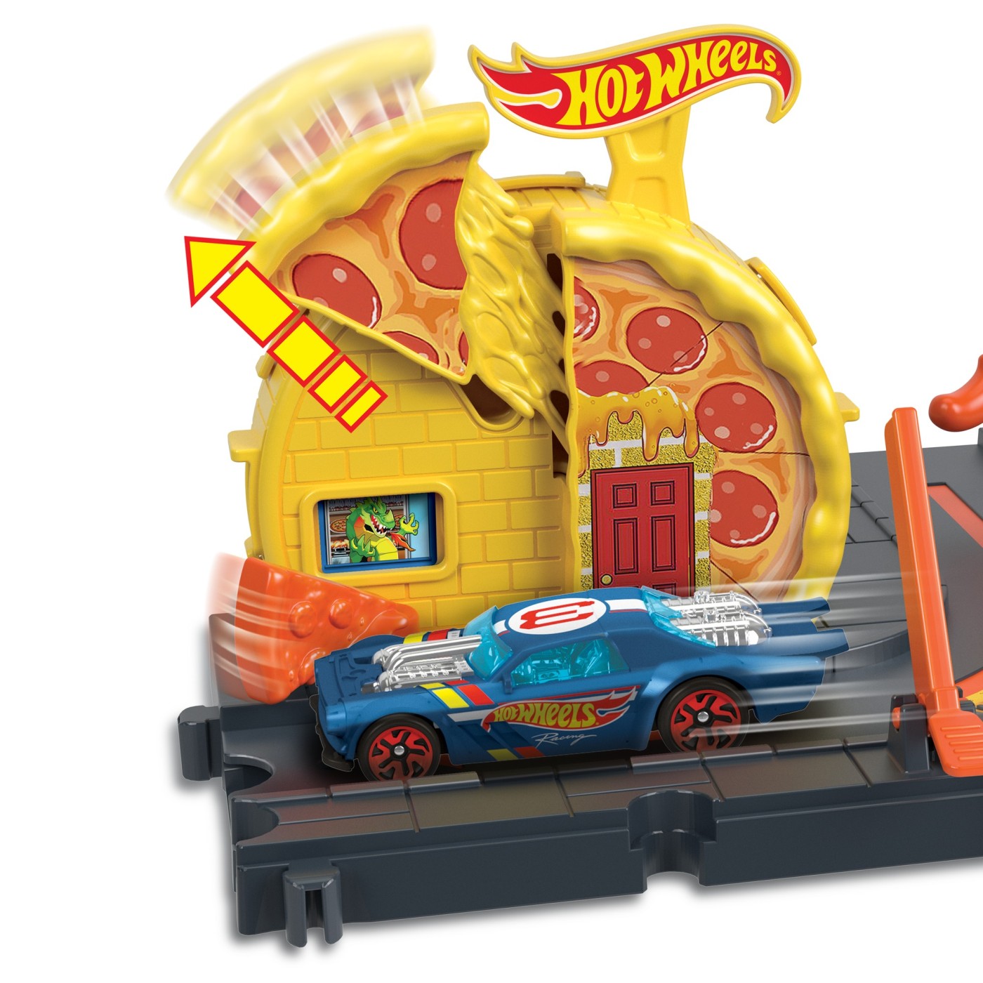 HOT WHEELS CITY EXPLORER SPEEDY PIZZA PICK UP Mattel - Imagine 7