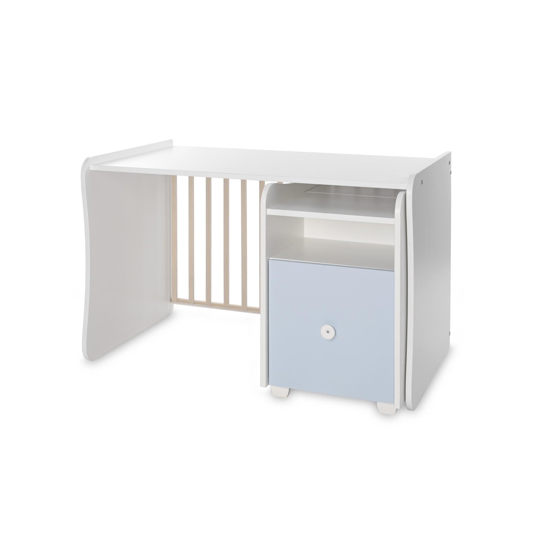 Mobilier Trend Plus Lorelli, White Milky Green - alb albastru baby (8) [ps:b0bf6754-6b54-421e-b44b-0ae5d5fa4779]