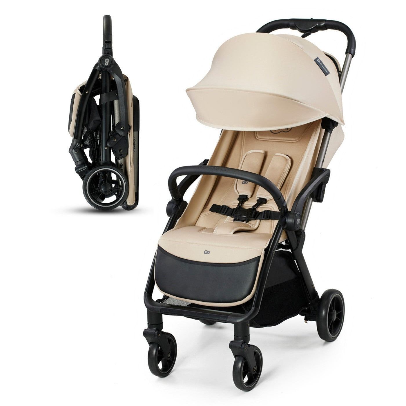 CARUCIOR SPORT KINDERKRAFT APINO, 0-22 KG, DOVE GREY - Bej