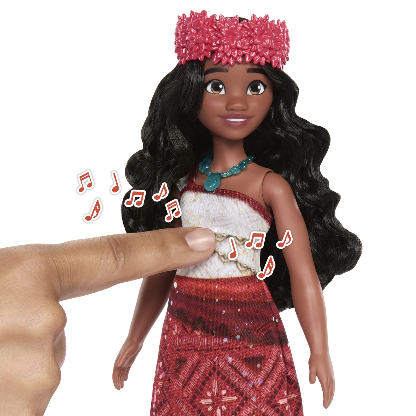DISNEY VAIANA 2 SET PAPUSA VAIANA MUZICALA CU ACCESORII - Imagine 8