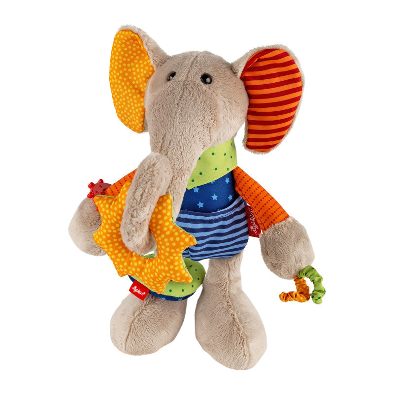 Jucarie senzoriala din plus cu activitati Elefant, PlayQ Sigikid [ps:6d301e37-8470-4ae9-b3b5-432bc5c58126]