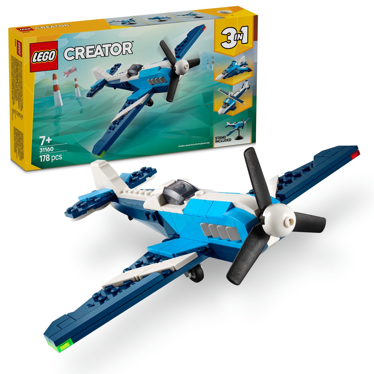 LEGO CREATOR AVION DE CURSE 31160 - Default Title (8) [ps:9d2c0f51-ee55-44ad-b66a-8da53311f121]