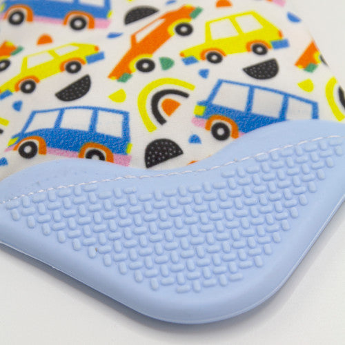 Cravata bebelusi cu accesoriu de dentitie BabyJem - Bleu