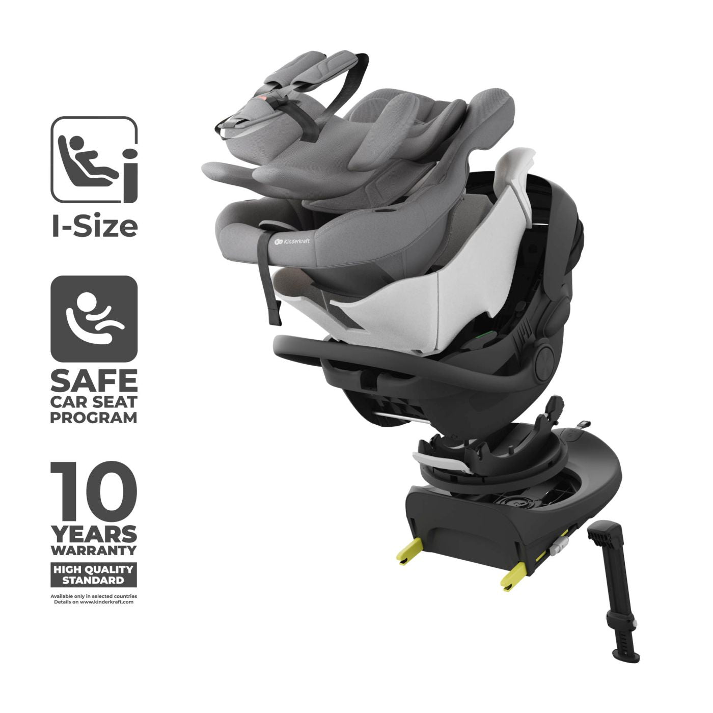 SCOICA AUTO KINDERKRAFT I-LITE CU BAZA ISOFIX ENDURA - Imagine 5 [ps:b131f324-72ac-46f7-9a34-1690da34b00b]
