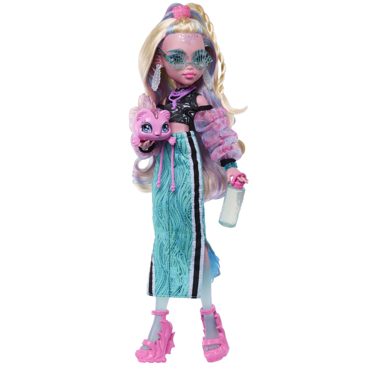 MONSTER HIGH PAPUSA LAGOONA BLUE CU ACCESORII Mattel - Imagine 8