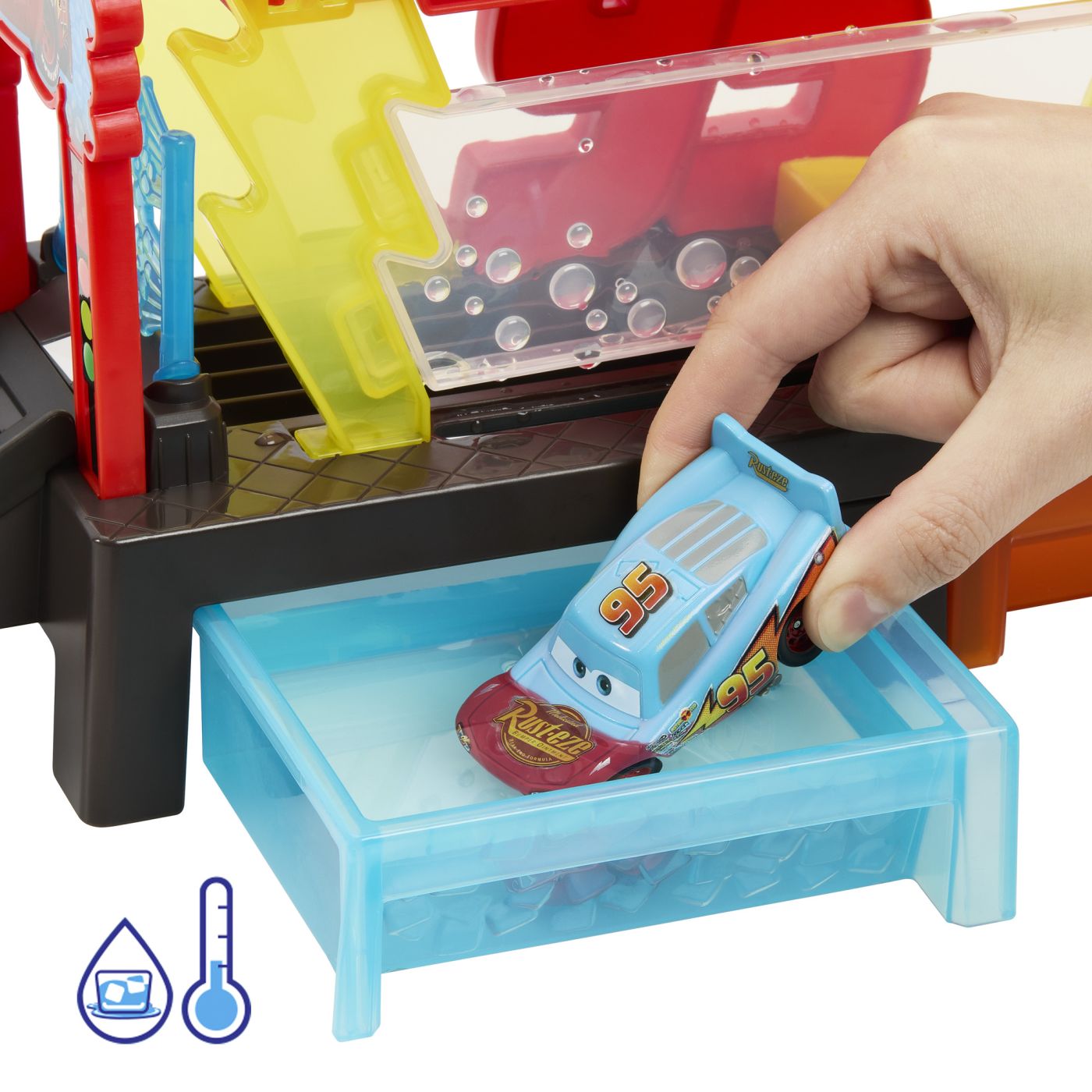 CARS SET DE JOACA SPALATORIE AUTO CU 1 MASINUTA INCLUSA - Imagine 8