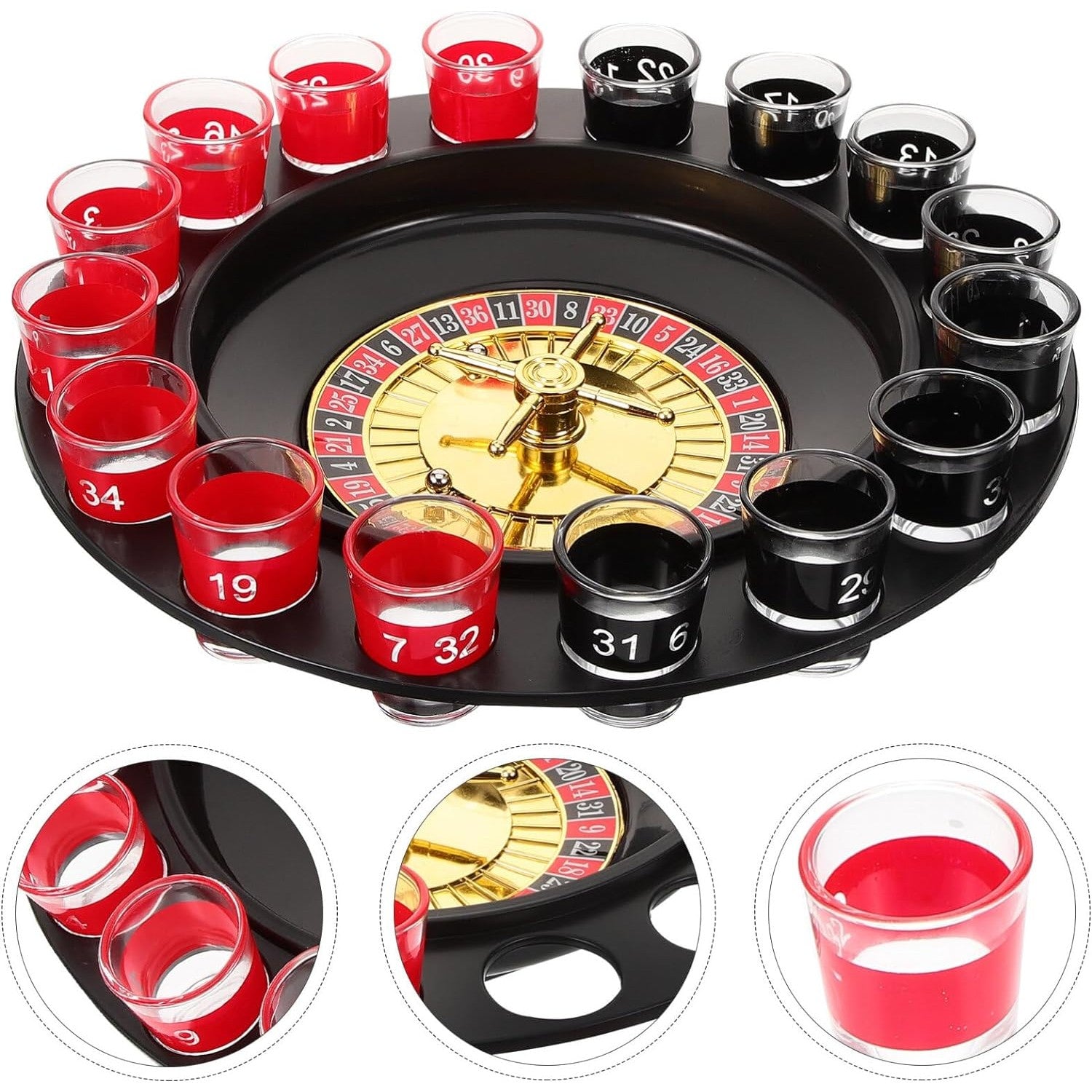 Joc Ruletă Flippy cu Pahare Shot și Planșă Blackjack - Default Title (8) [ps:1c2a9538-7068-4204-8ebd-60f0bf9affdd]