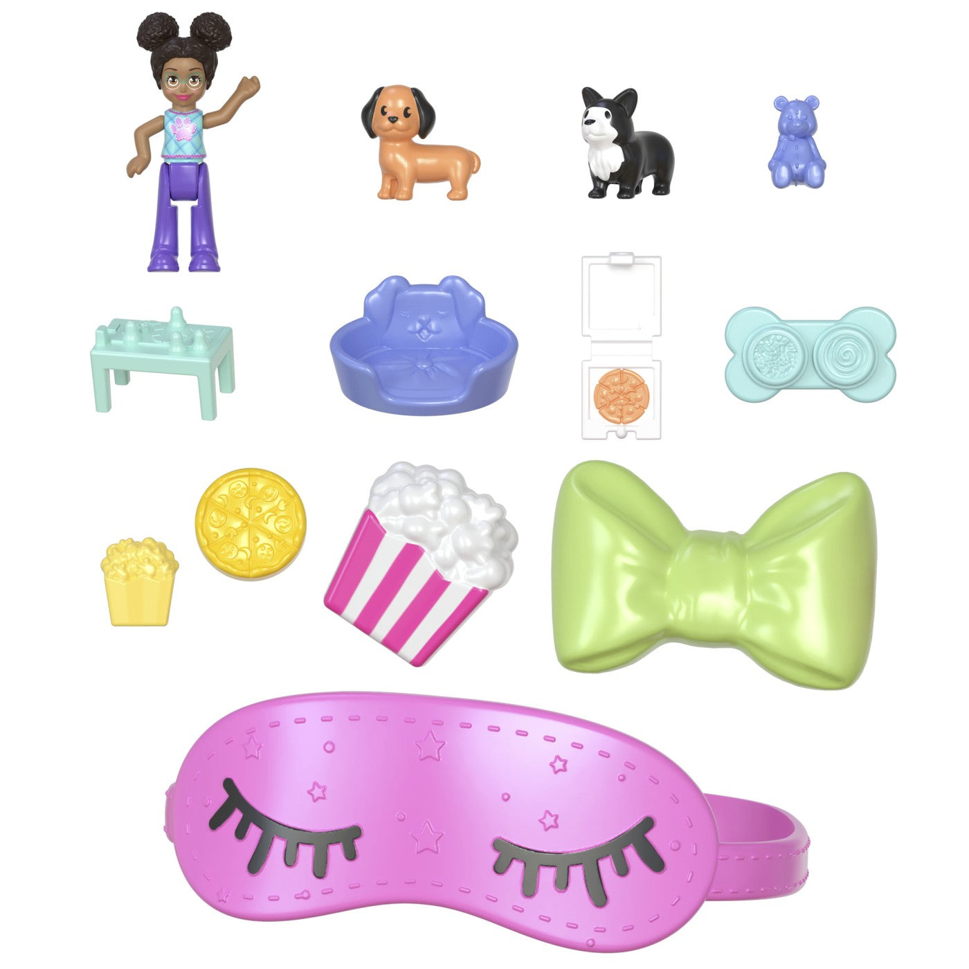 POLLY POCKET SET GENTUTA ANIMALUT CATELUS IN PIJAMA CU - Imagine 9 [ps:cf4e1d78-17ae-463e-a0ff-f6a697844669]