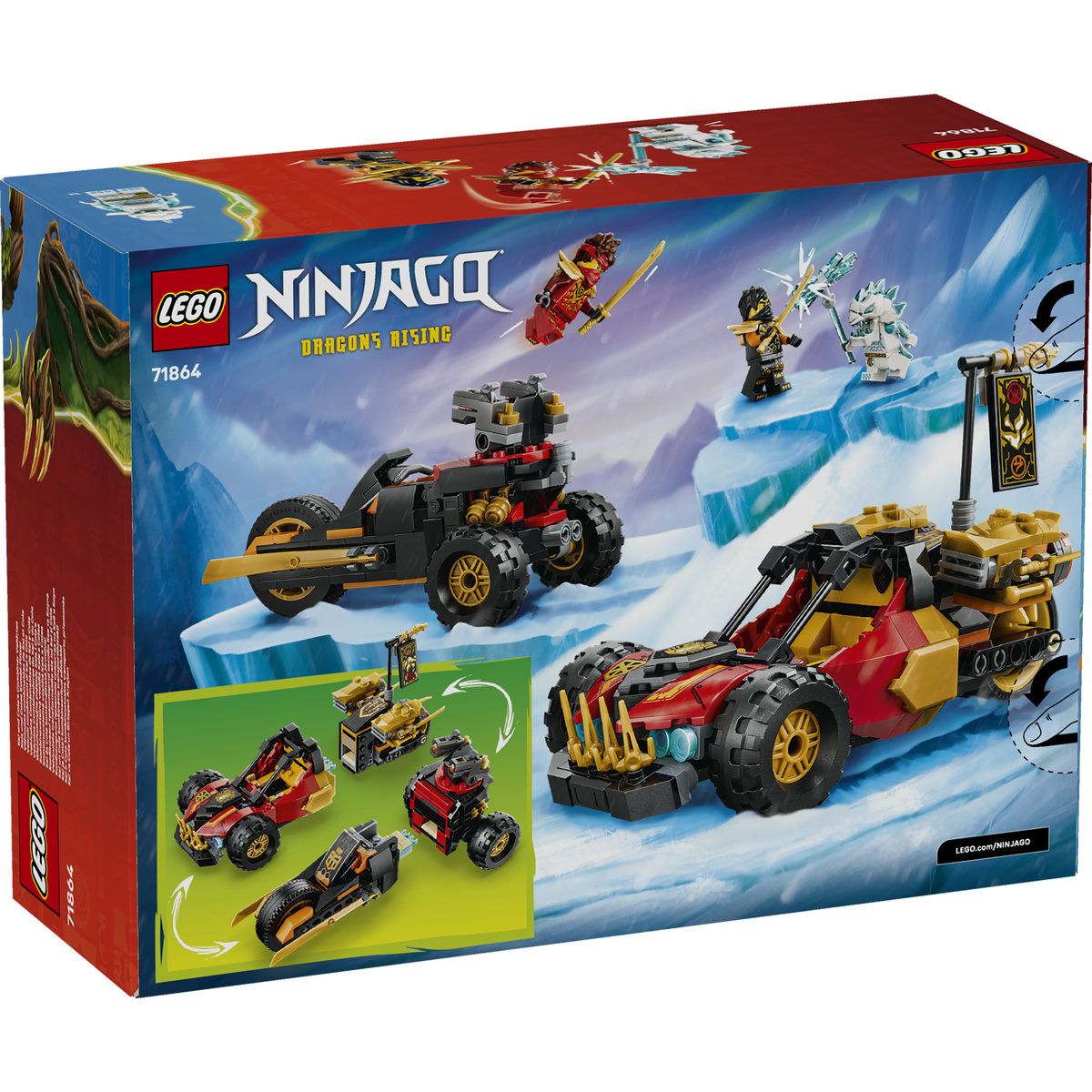 LEGO NINJAGO Vehiculele Transformabile Kai și Cole 71864 - Default Title (8) [ps:196cef01-d2f3-4e30-9fe8-5786ebc3e335]