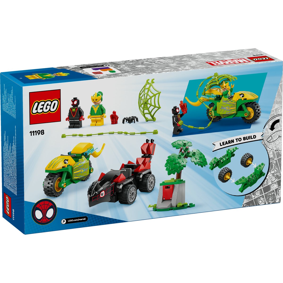 LEGO SPIDEY SPIN SI ELECTRO IN DINO-VEHICULE 11198 - Imagine 8
