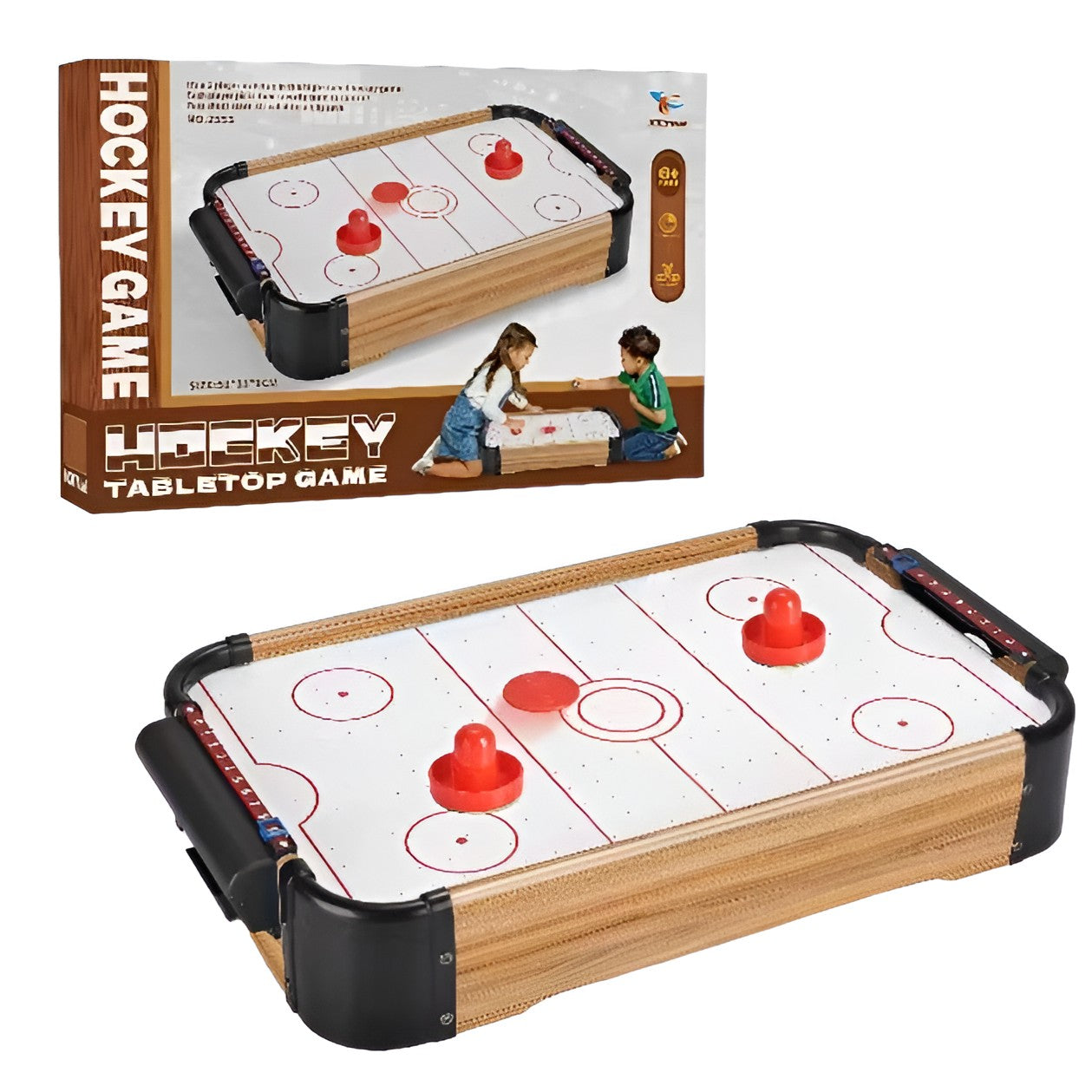 Masa Air Hockey Graffiti Flippy din Lemn, 57x31 cm, Maro - Default Title (8) [ps:85062860-f106-4504-bfaf-12994787453d]